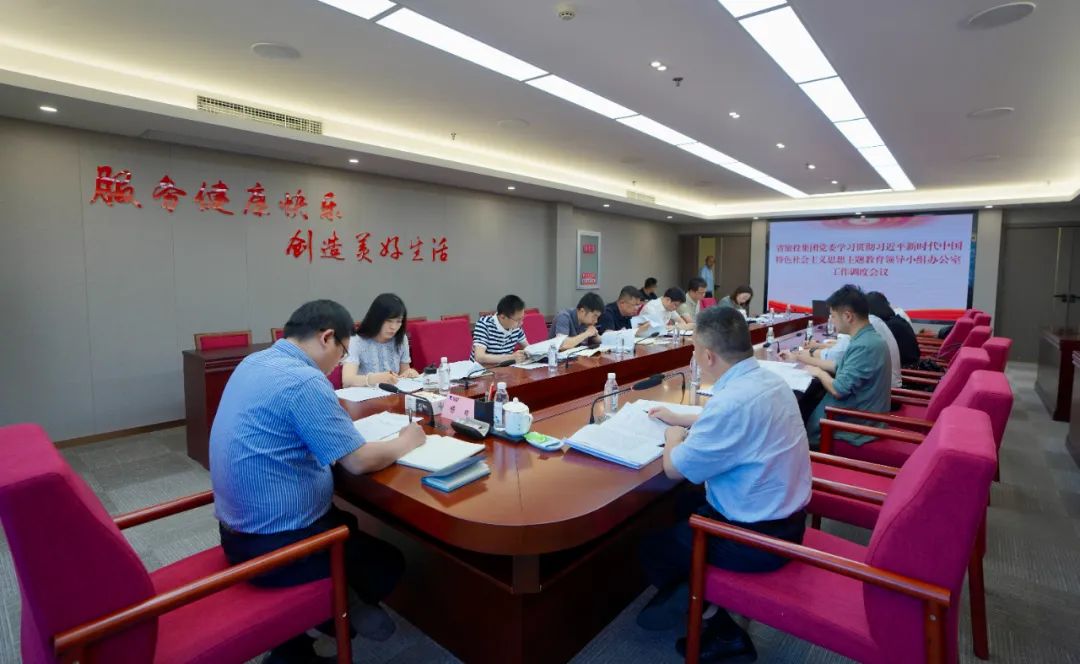 J9集团集团召开主题教育辅导幼组办公室工作调度会议